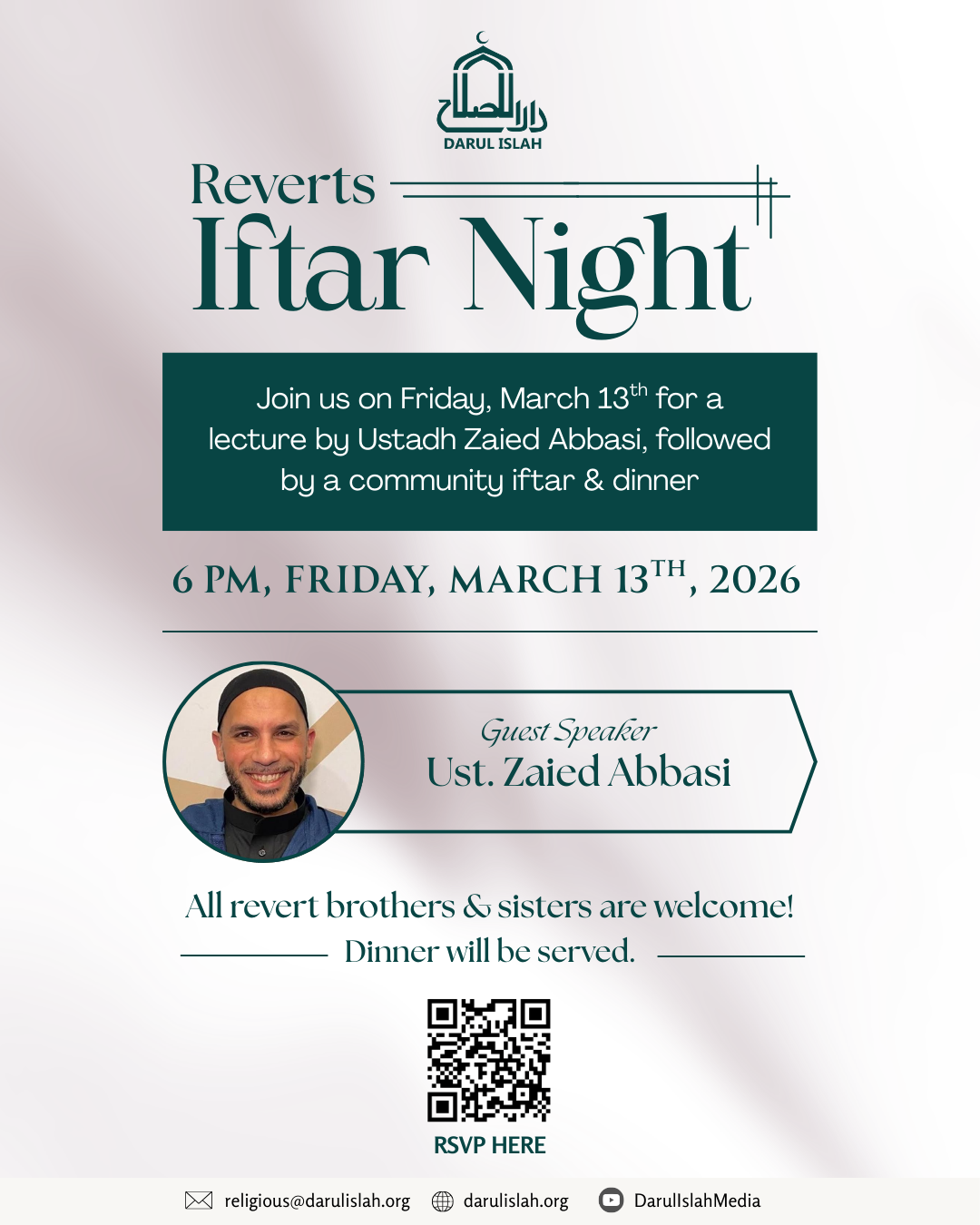 Reverts Iftar Nights