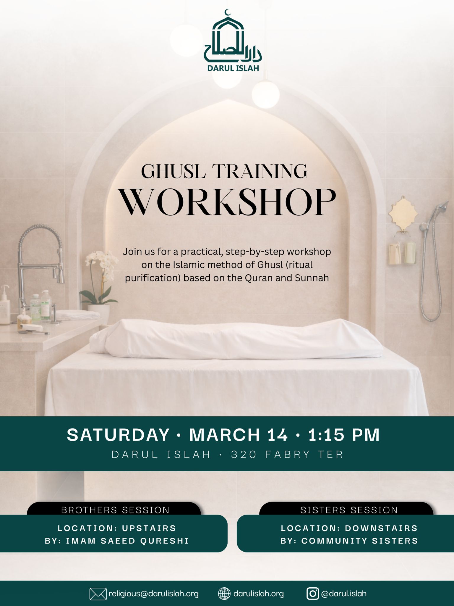 Ghusl Training Workshop